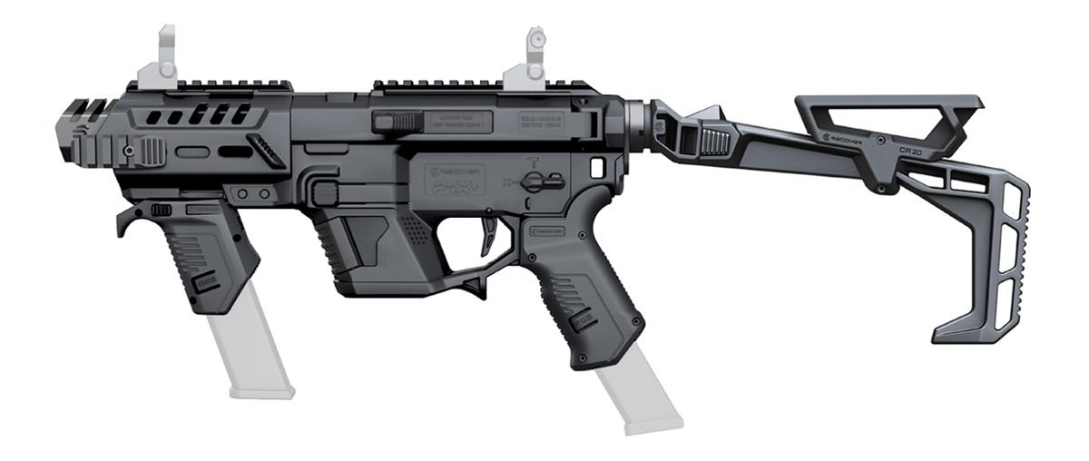 Recover Tactical P-IX+ Modular AR Platform Conversion Kit Black with Foldin view 2