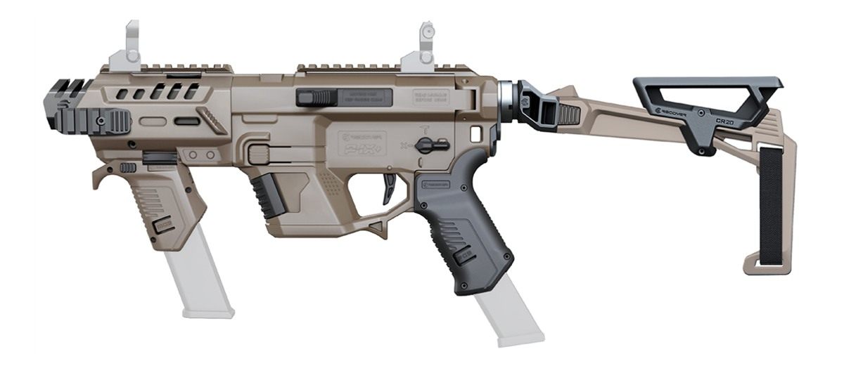 Recover Tactical P-IX+ Modular AR Platform Conversion Kit Tan with Folding view 2
