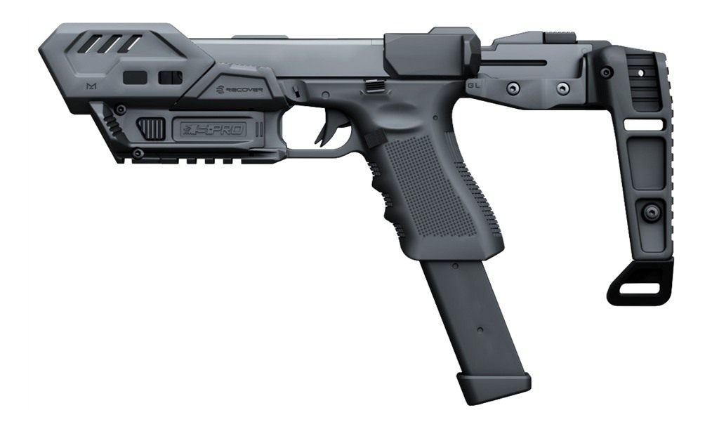Recover Tactical S-PRO MG Conversion Kit for Glock G17/G19/G19X/G24/G25 Bla view 2