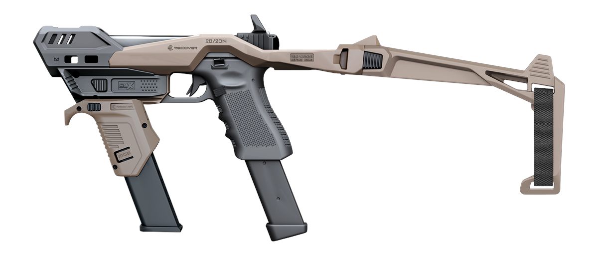 Recover Tactical 20/20N Stabilizer Kit with Brace Tan