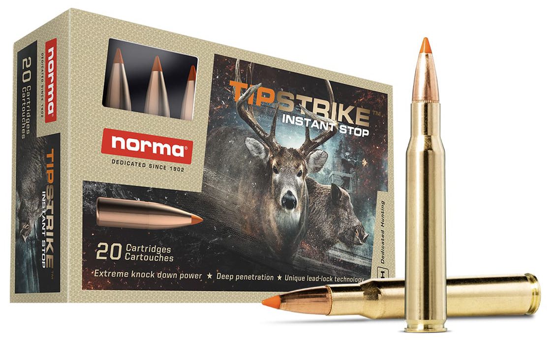 Norma Ammunition 20156502 Tipstrike 204 Ruger 40gr V-Max 20 Per Box/10 Case
