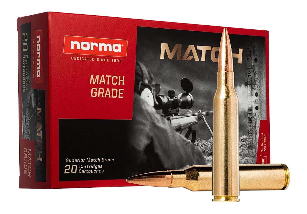 Norma Precision Ammunition 20185272 Dedicated Golden Target Match 338 300gr