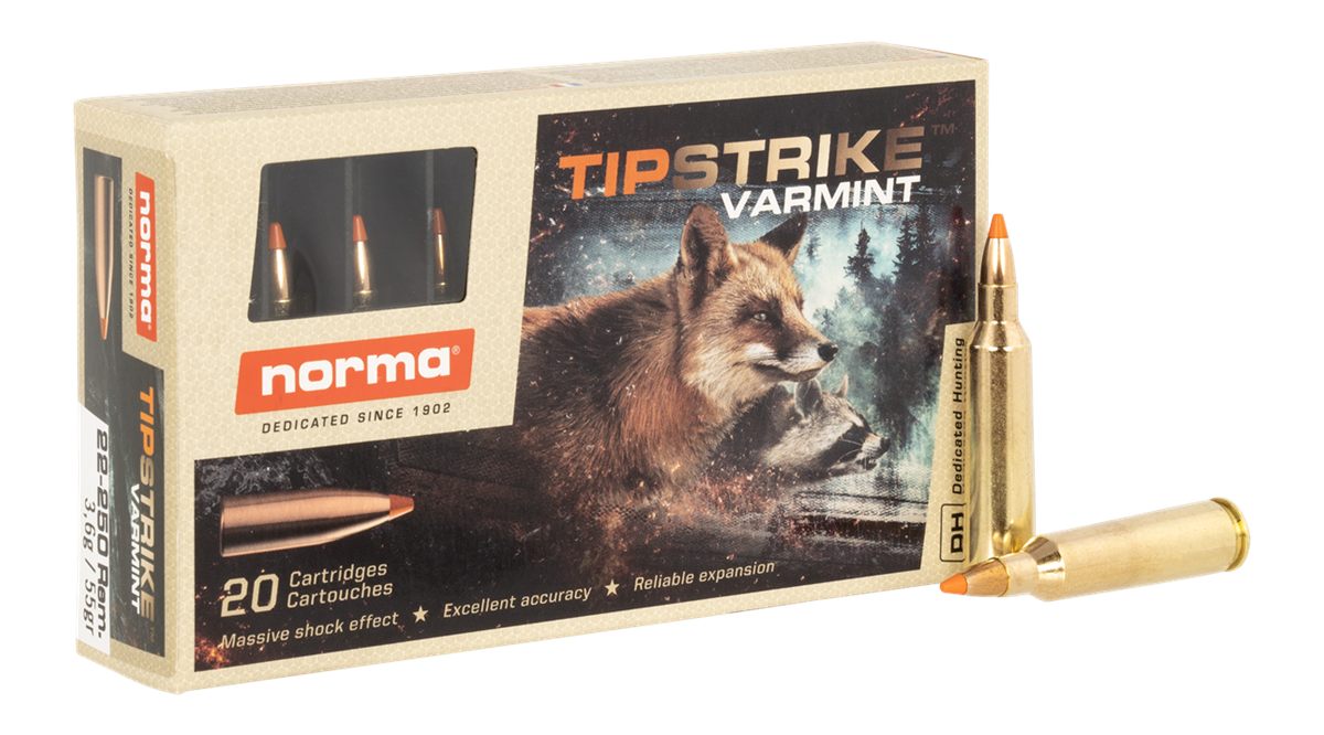 Norma Ammunition 20157372 Dedicated Hunting Varmint 22-250 Rem 55gr Polymer view 2
