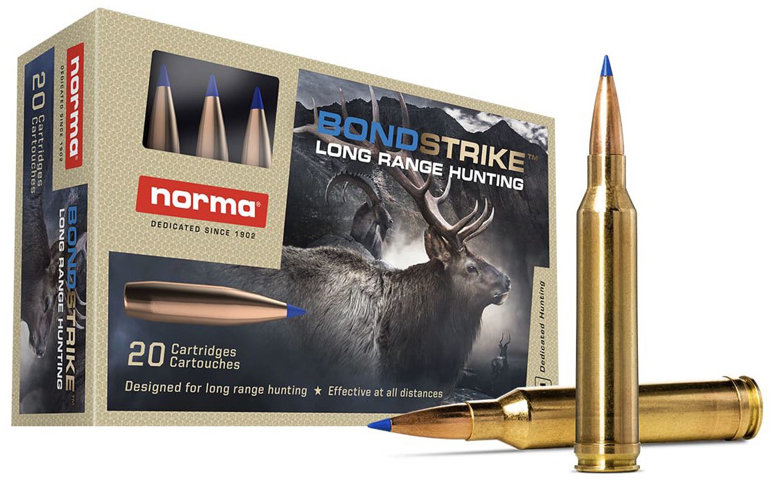 Norma BondStrike Rifle Ammunition 7mm Rem Mag 165gr PT 2986 fps 20/ct