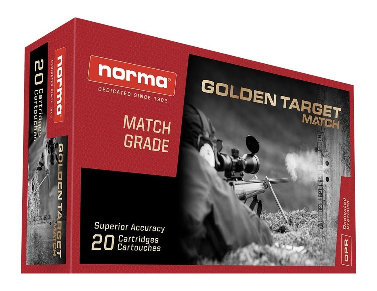 Norma Ammunition Golden Target Match Rifle .308 Win 175gr HPBT 2610 fps 20/ view 2