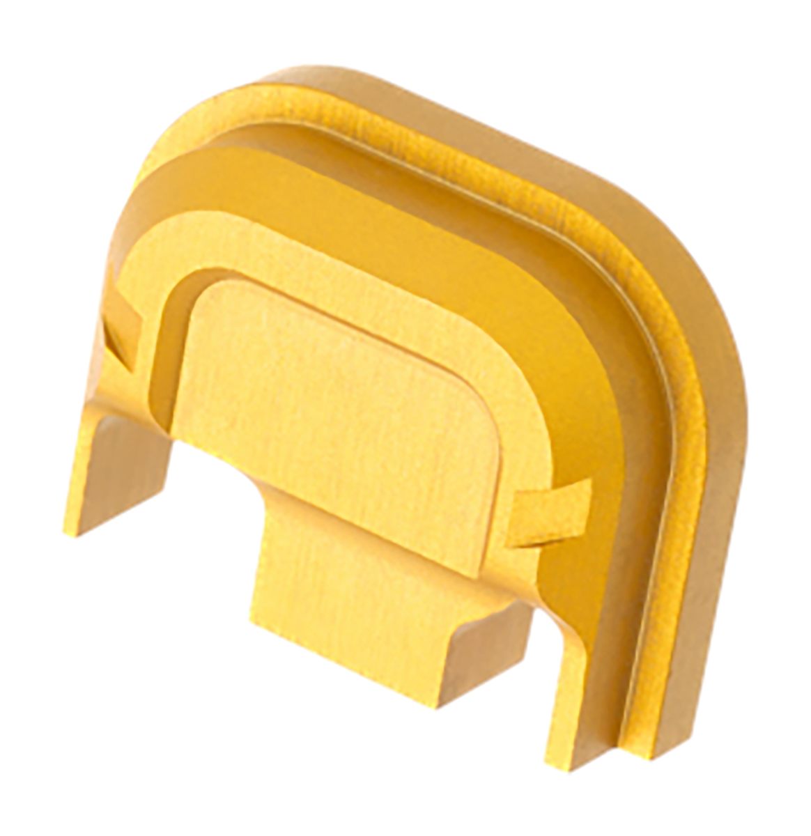 Tyrant CNC TDG14SPGLD Slide Cover Plate Chevron Design Glock Gen1-4 Gold Al