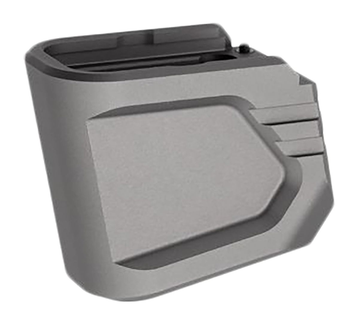 Tyrant CNC TDG48MAGEXG Magazine Extension Fits Glock 43x/48 Gray Aerospace