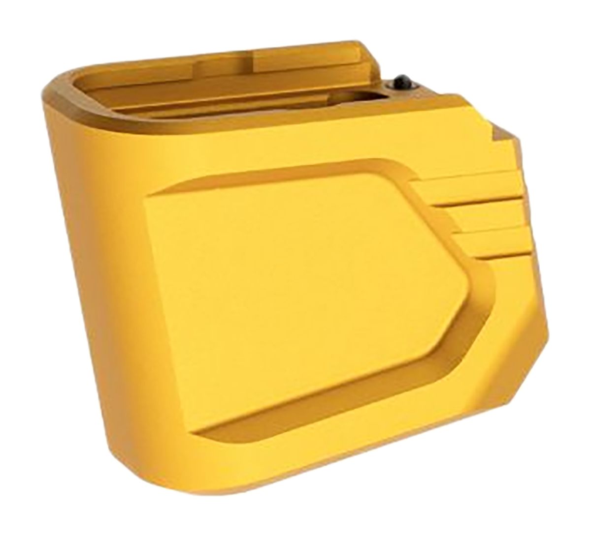 Tyrant CNC TDG48MAGEXGOLD Magazine Extension Fits Glock 43x/48 Gold Aerospa