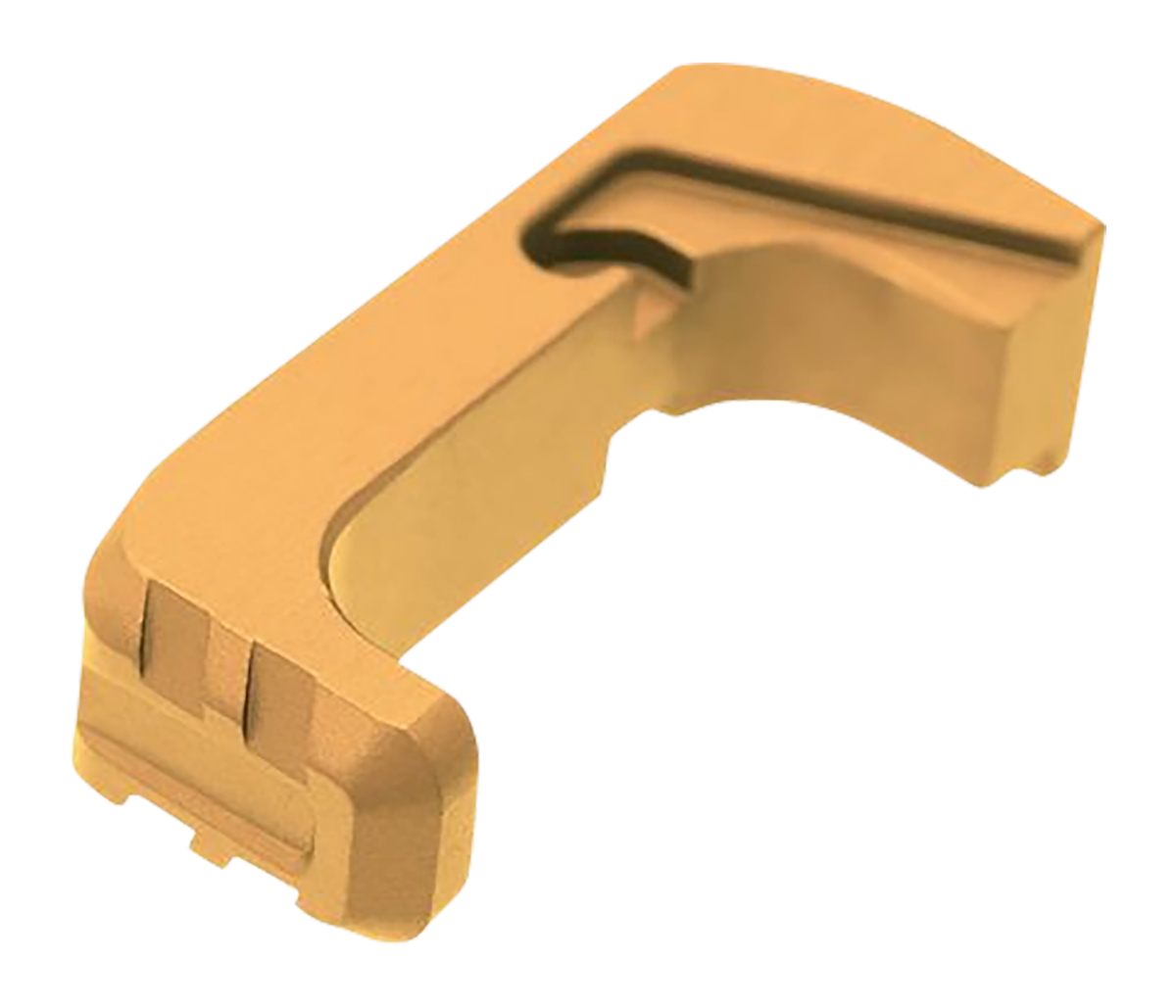 Tyrant CNC TD43X48EGLD Extended Magazine Release Glock 43x/48 Gold Aluminum