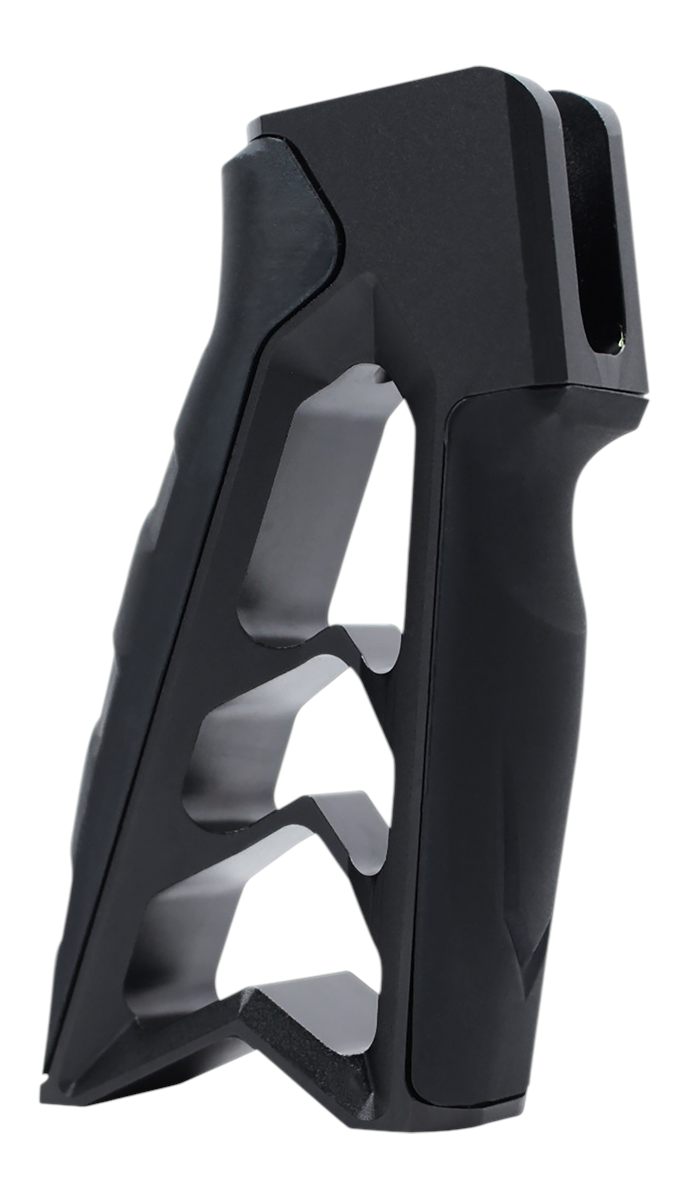 Tyrant CNC TDV2BLK Pistol Grip MOD V2 Black Aluminum Fits AR 10/15