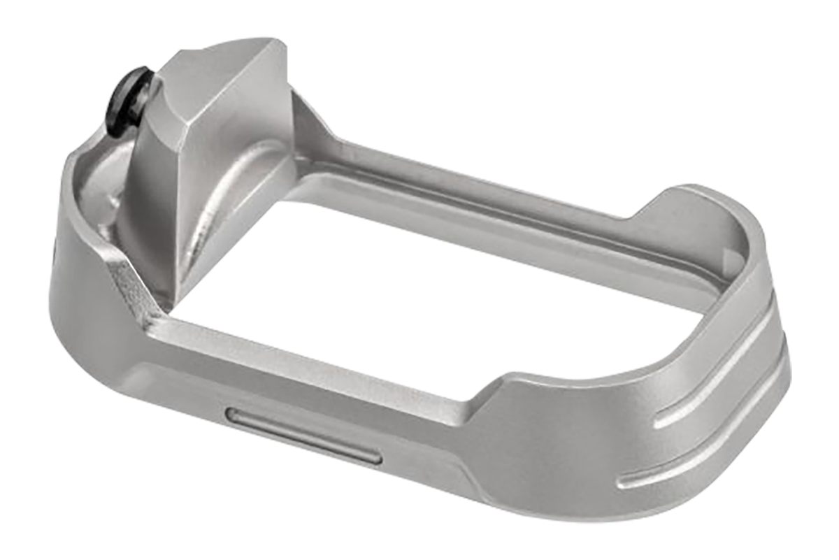 Tyrant CNC TDG17MWG3GREYBLACKSCRE Magwell Fits Glock 17 Gen 3 Grey Aluminum