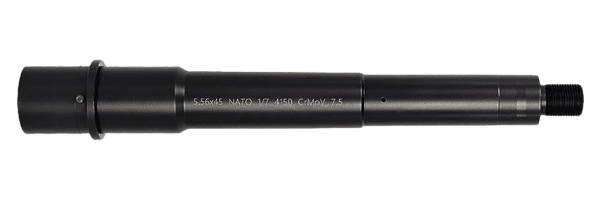 Lead Steel LS556MED-PIST-7.5 AR9 5.56NATO Government Profile Black Nitride