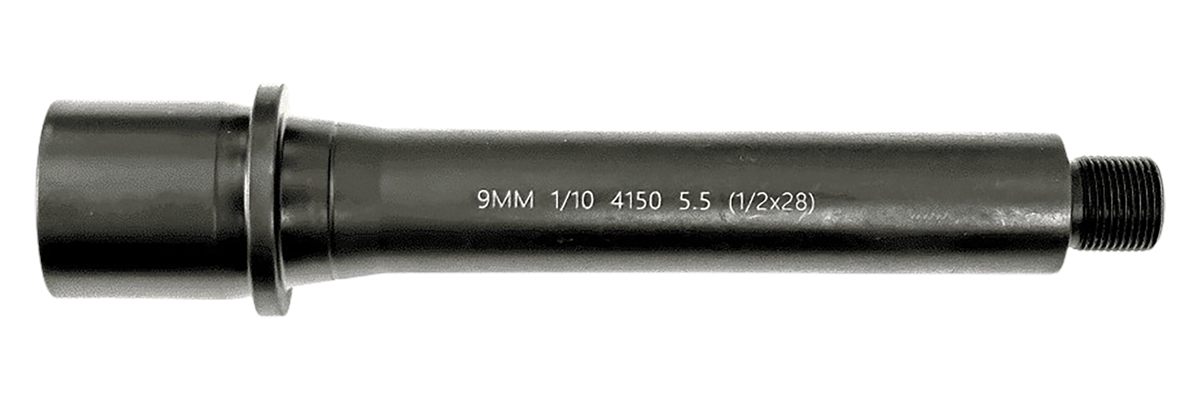 Lead Steel LS9MM5.5-28 AR9 9mm Straight Profile Black Nitride Chrome Moly V