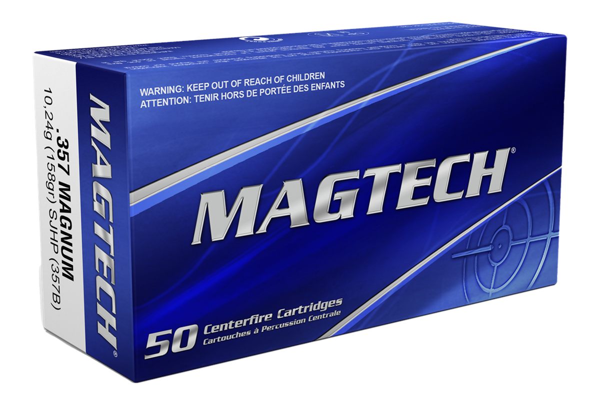 Magtech 357B Range/Training 357 158gr Semi Jacketed Hollow Point 50 Per Box