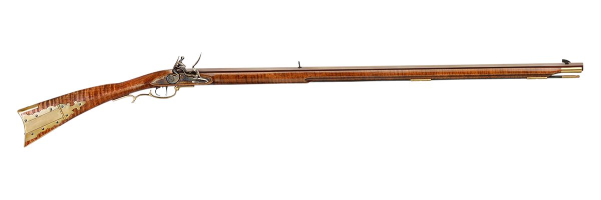 Taylors AND Company 210012 Frontier Pedersoli 50 Cal Flintlock 39in Browned