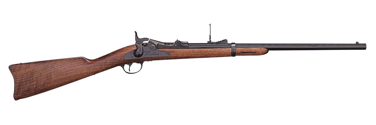 PEDERSOLI SPRINGFIELD TRAPDOOR CARBINE 45-70 BLUED WALNUT