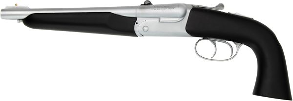 Pedersoli Howdah Alaskan 45LC/ 410 10.25in 3in SYN/MTE SS DBL view 2