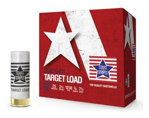 TRZ Trading Star Stripes Target Load Shotshells 12ga 2-3/4in 7/8oz 1250 fps