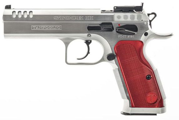 Tanfoglio Stock II OR 10MM 4.45in 17RND Chrome/Chrome