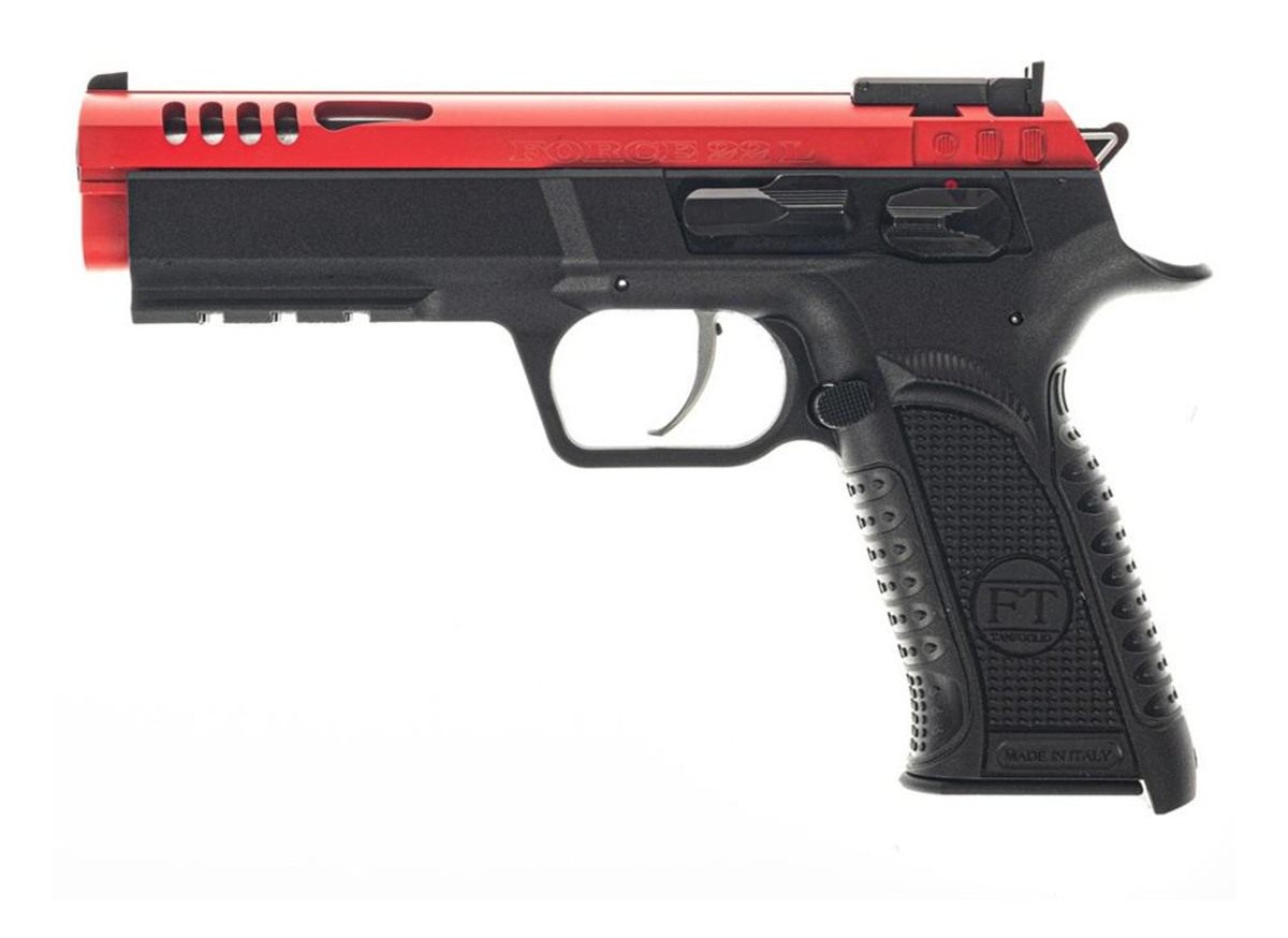Tanfoglio TFFORCE22 Force 22 LR 10+1 4.40in Stainless Steel Barrel, Red Por view 2