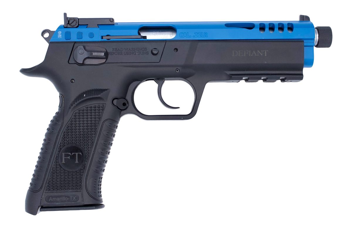 Tanfoglio TFFORCE22TB Force Tactical 22 LR 10+1 4.40in Stainless Threaded B