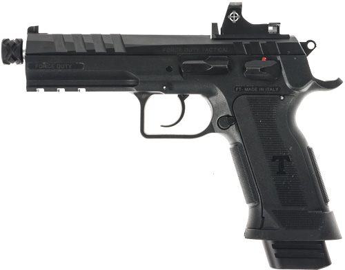 Tanfoglio TFFDT9RS Force Duty Tactical 9mm Luger 20+1 4.90in Stainless Thre view 4
