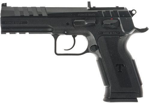 Tanfoglio Force Duty 9MM 4.9in 17RD Poly Optic Ready Black