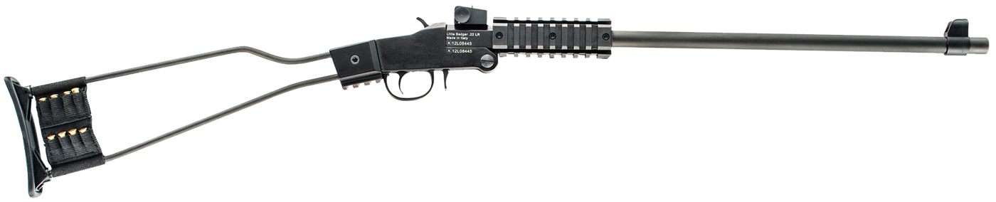 Chiappa Firearms 500110 Little Badger Full Size 22 WMR 1 Shot, 16.50in Blac