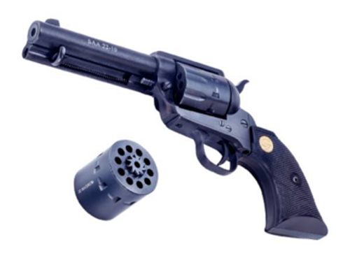 Chiappa Firearms CF340160D SAA 1873 Medium 22 LR/22 WMR 10 Shot, 5.50in Blu view 3