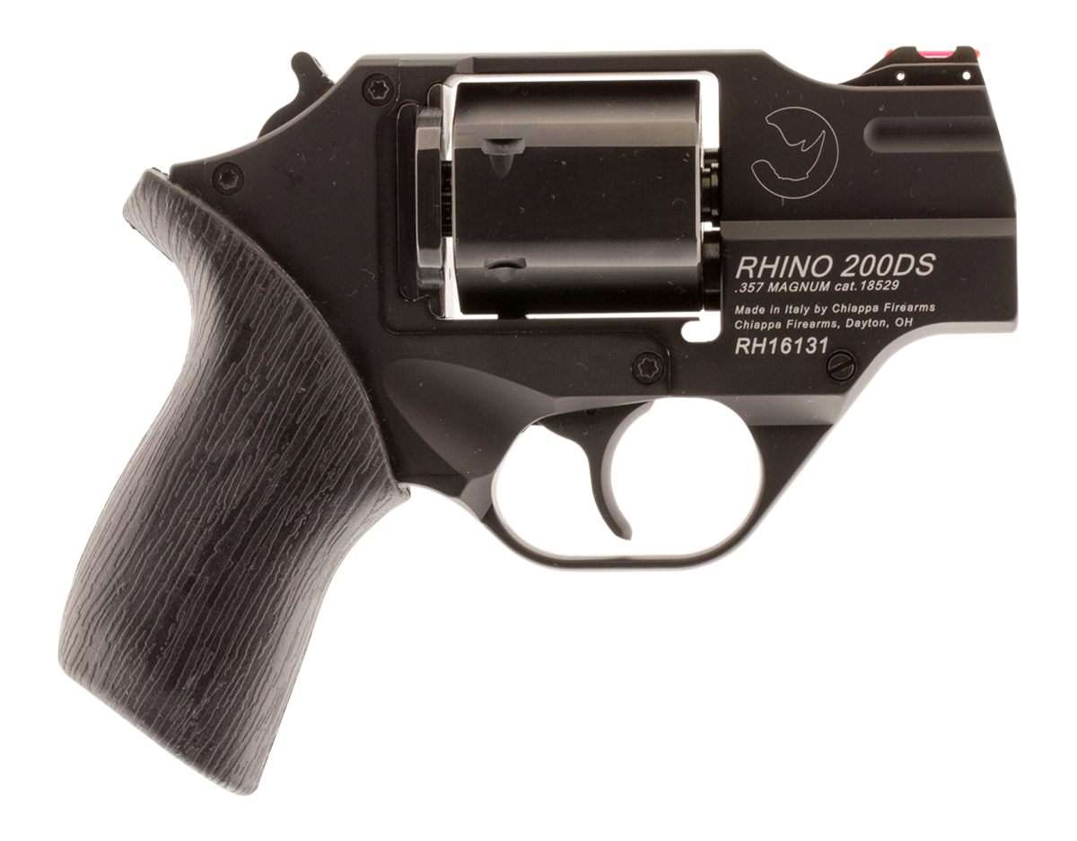 Chiappa Firearms CF340216 Rhino 200DS Small 357 Mag 6 Shot, 2in Black Anodi