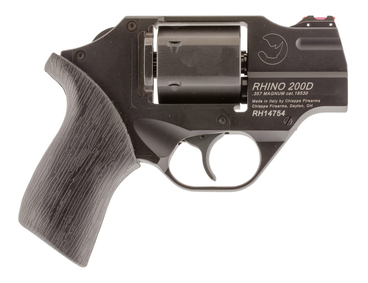 Chiappa Firearms CF340217 Rhino 200D Small 357 Mag, 6 Shot 2in Black Anodiz
