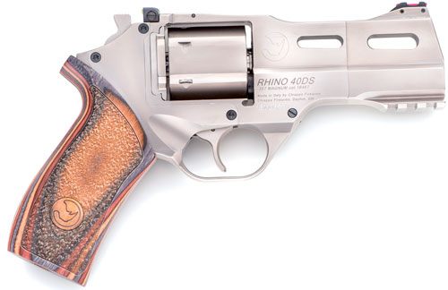 Chiappa Firearms 340222 Rhino 40DS Small 357 Mag 6 Shot, 4in Nickel-Plated view 2