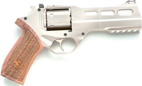 Chiappa Firearms 340223 Rhino 50DS Medium 357 Mag 6 Shot, 5in Nickel-Plated view 3
