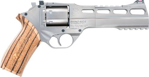 Chiappa Firearms 340224 Rhino 60DS Small 357 Mag 6 Shot, 6in Nickel-Plated view 2