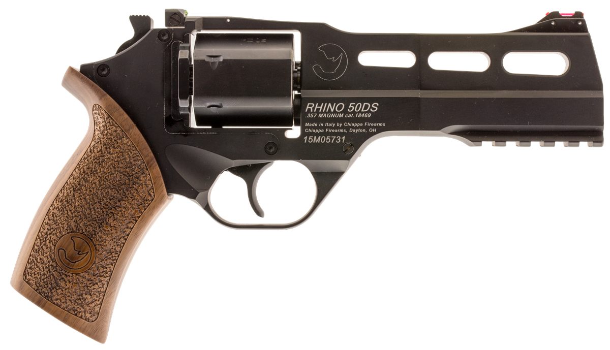 Chiappa Firearms CF340246 Rhino 50SAR Medium 357 Mag 6rd 5in Black Anodized