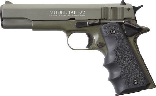 Chiappa Firearms 401121 1911-22 LR 10+1 5in OD Green Serrated Steel Slide B view 2