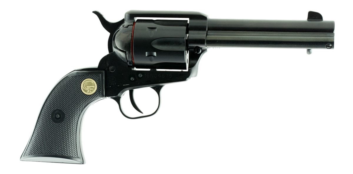Chiappa Firearms CF340261 SAA 1873 Medium 17 HMR 6 Shot, 4.75in Blued Steel
