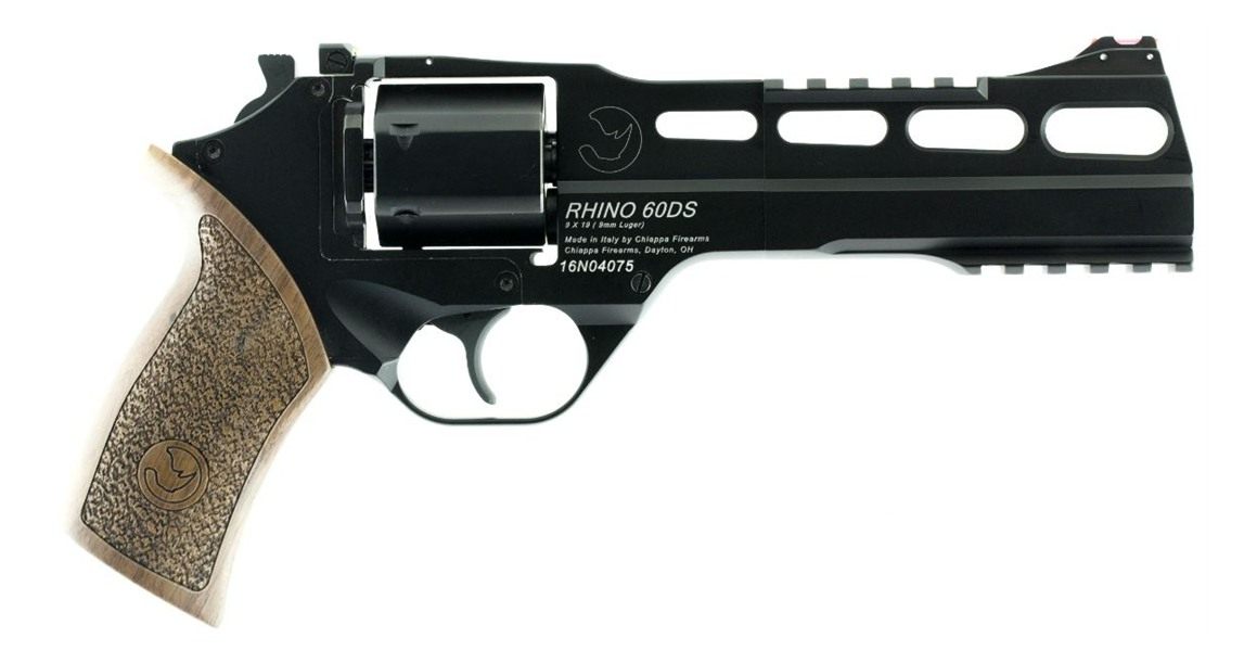 Chiappa Firearms 340167 Rhino 60DS Large 9mm Luger 6 Shot, 6in Black Anodiz view 2