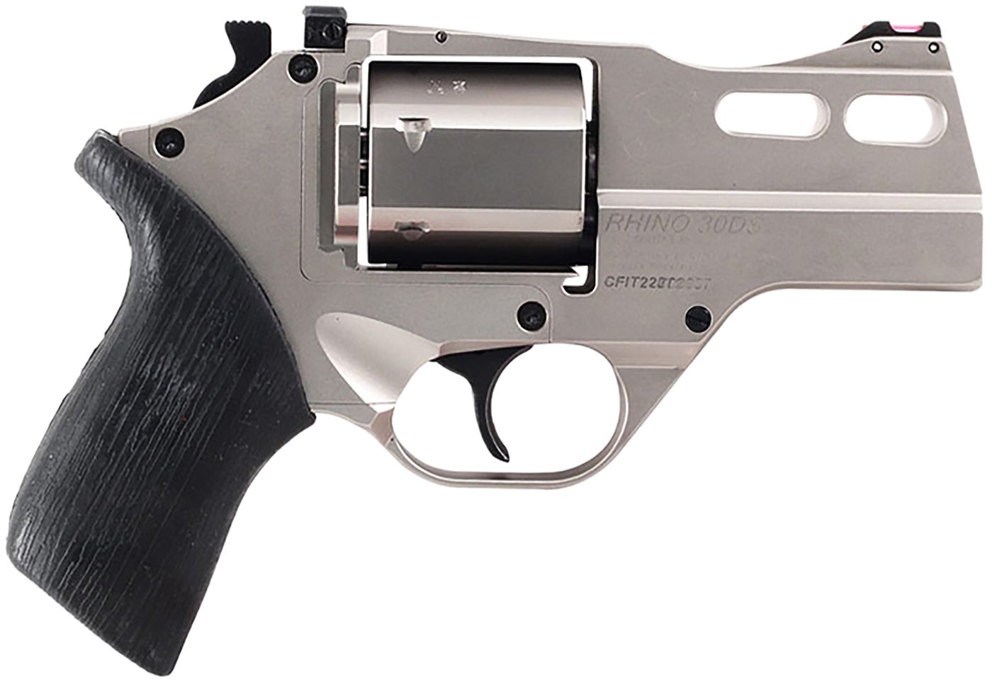 Chiappa Firearms 340290 Rhino 30DS Small 357 Mag 6 Shot, 3in Nickel-Plated