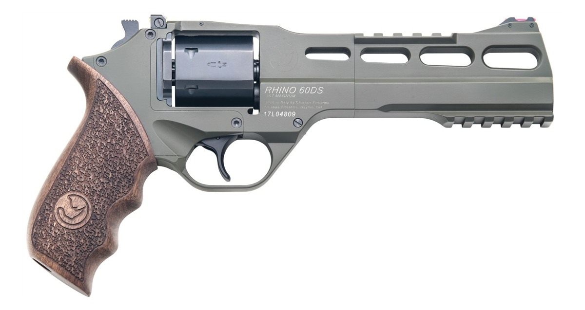 Chiappa Firearms CF340282 Rhino 60SAR SAO 357 Mag 6rd 6in Blued Cylinder OD