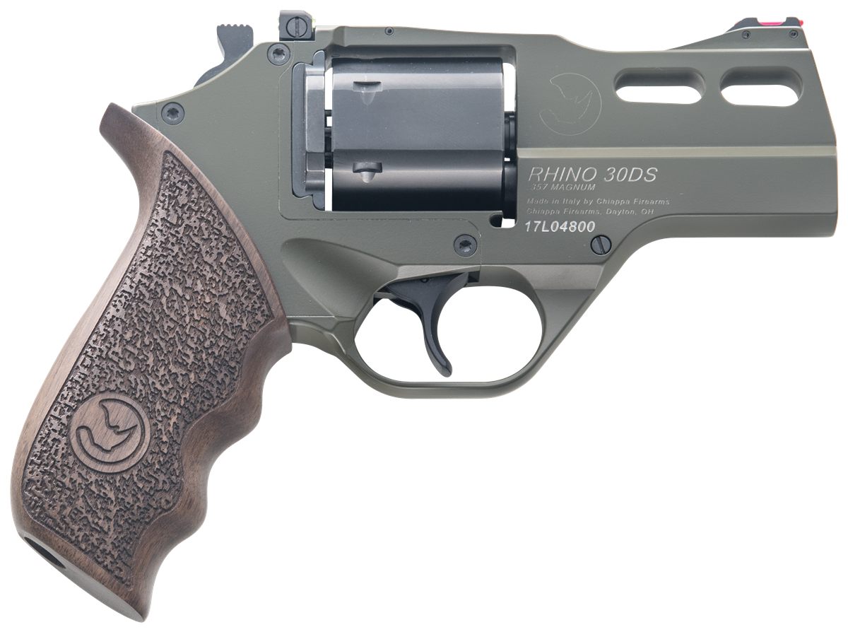 Chiappa Firearms 340285 Rhino 30DS Small 357 Mag 6 Shot 3in Green Cerakote