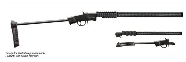 Chiappa Firearms 500281 Little Badger 22 LR 12+1 16.50in Threaded Carbon Fi view 3