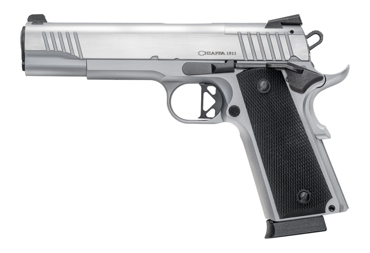 Chiappa Firearms USA 440234 1911 Superior Full Size 45 ACP 8+1 5in Chrome O