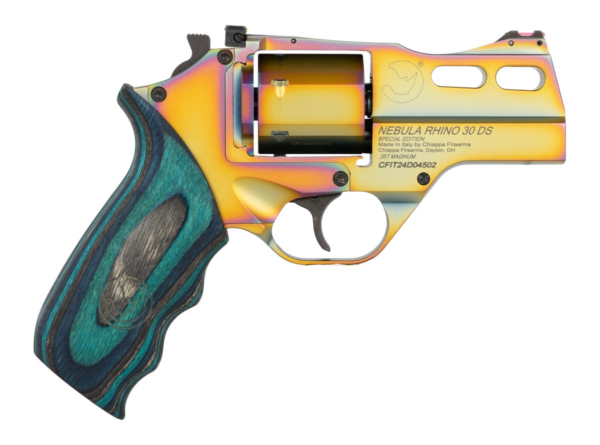 Chiappa Firearms CF340354 Rhino 30SAR 357 Mag 6 Shot 3in Nebula PVD, Blue L