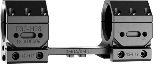 AUDERE SCOPE MOUNT ADVERSUS 30MM LOW BLACK view 2