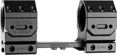 AUDERE SCOPE MOUNT ADVERSUS 30MM MED BLACK view 2