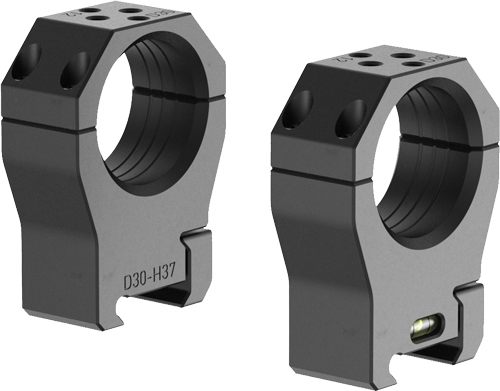AUDERE SCOPE RINGS PSR 30MM GEN III W/LEVEL HIGH BLACK view 3