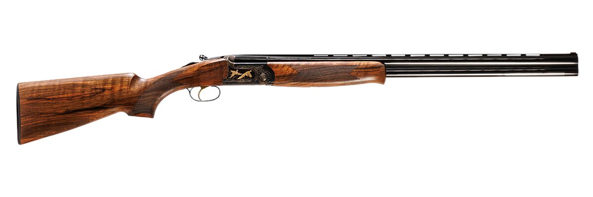 Italian Firearms Group Fair SLX602 28GA 28in Case Color Gold Birds Pistol G
