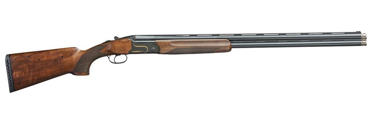 Fair IFG Carrera V HR O/U Shotgun 12ga 3in Chamber 2rd Capacity 32in Black view 3
