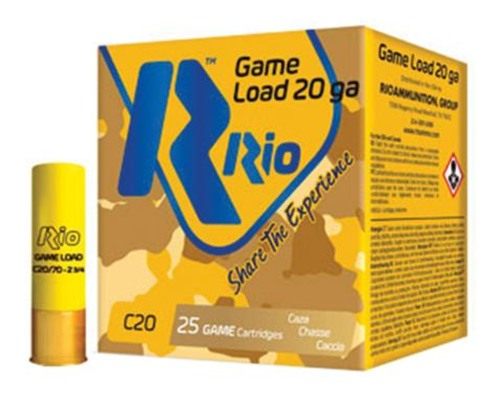 Rio Outdoors Field Low Recoil Shotshells 20 ga 2-3/4in 1oz 7.5 1180 fps 25/